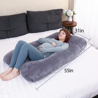 Damen Schwangerschafts-Kissen mit ergonomischer Form und weichem Bezug Karnz