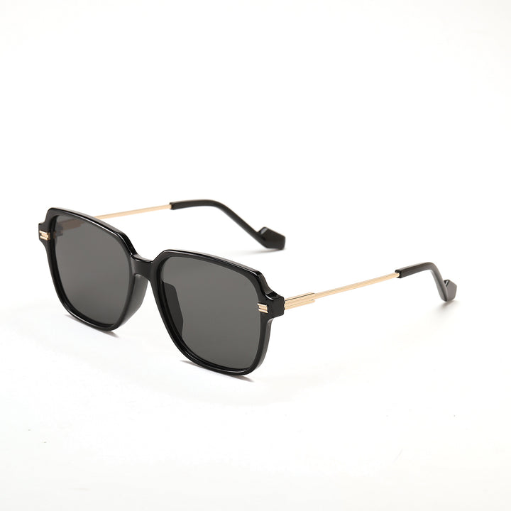 Damen trendige modische Sonnenbrille mit elegantem Metall-Detail Karnz