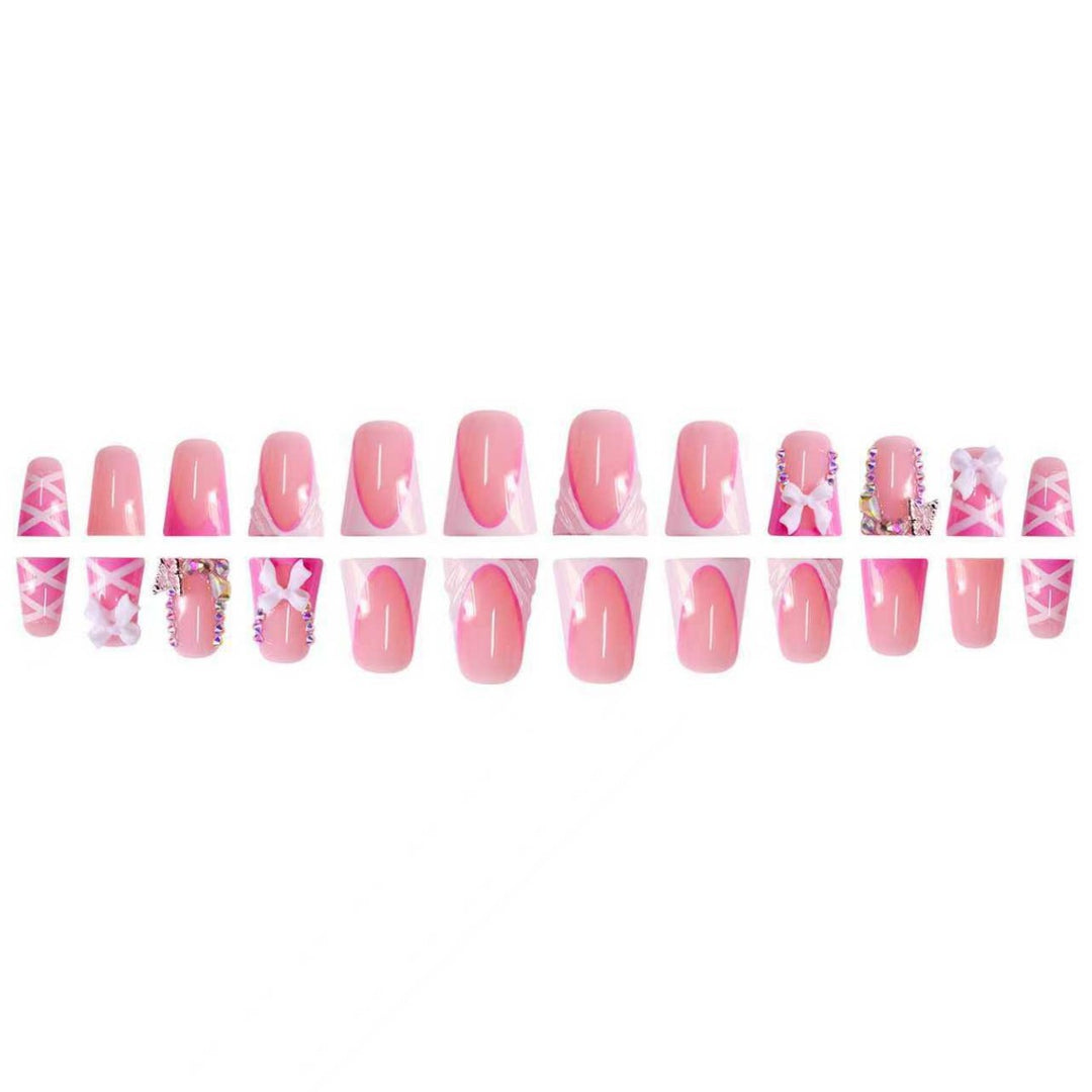 3D Floral Press-On Nail Extensions Karnz
