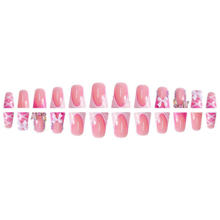 3D Floral Press-On Nail Extensions Karnz