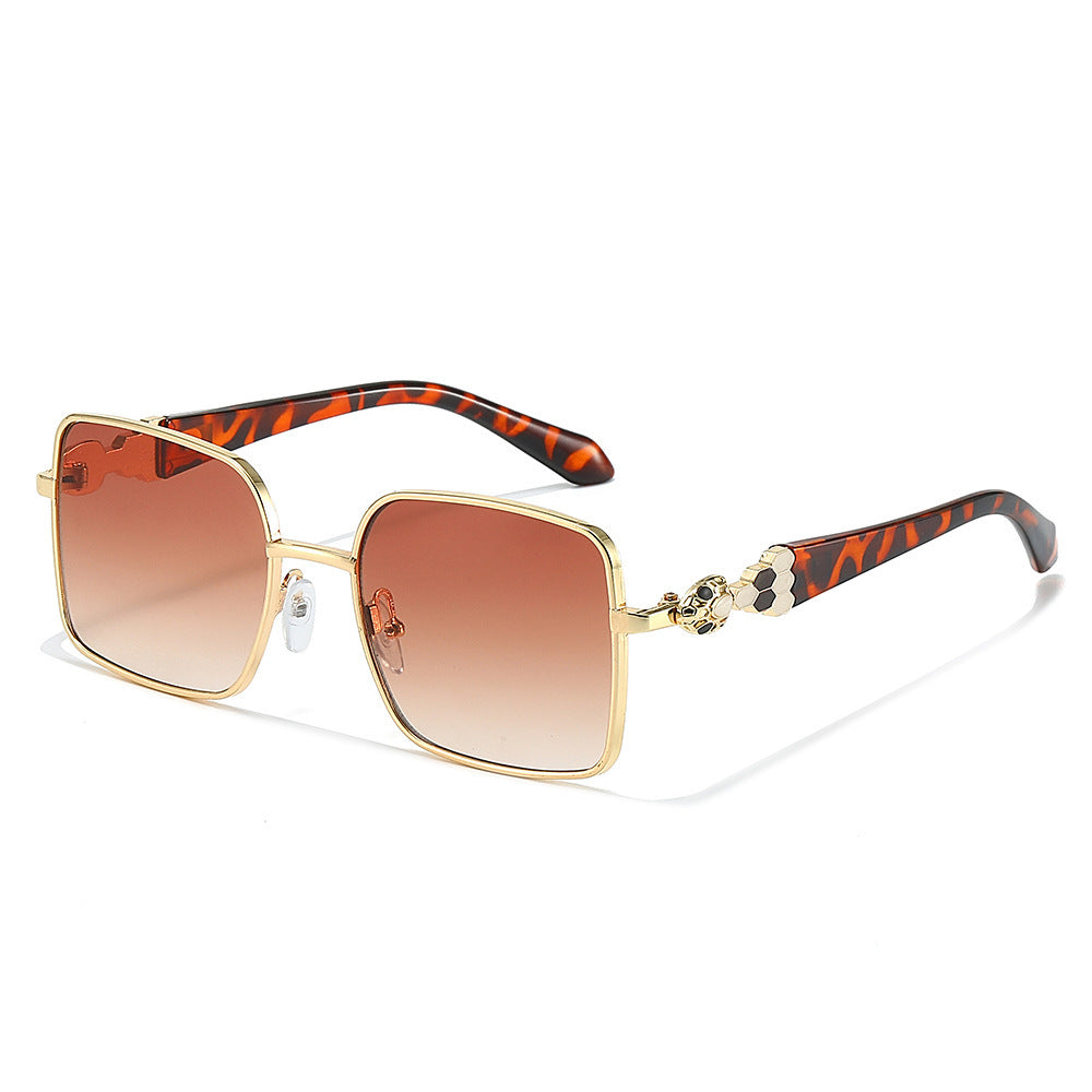 Chic Dekorative Quadratische Rahmen Sonnenbrille Karnz
