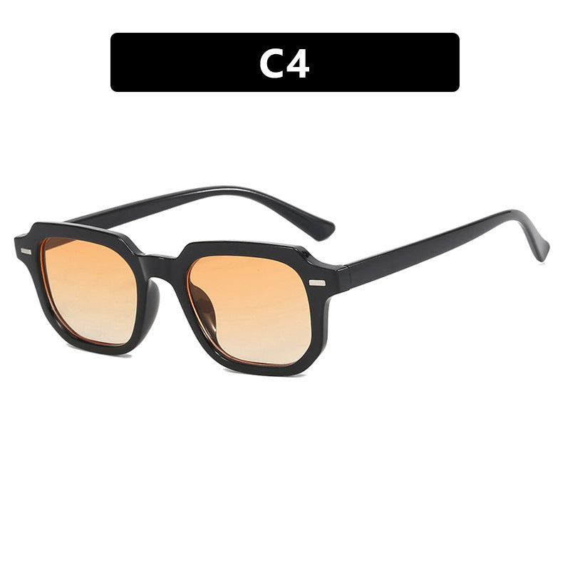 Damen quadratische Sonnenbrille mit stilvoller Rahmenstruktur und UV-Schutz Karnz