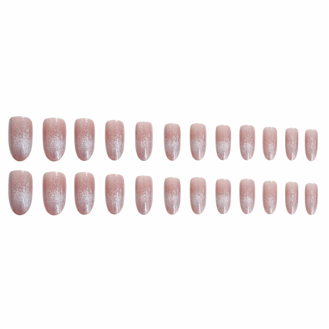 Elegante Glitzer Ombre Press-On Nägel
