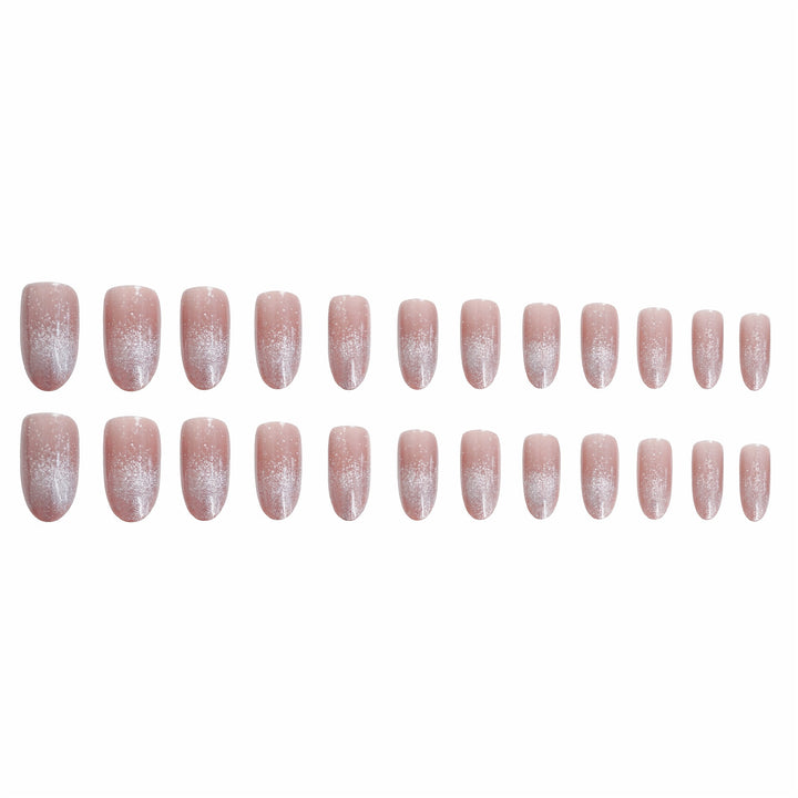 Elegante Glitzer Ombre Press-On Nägel