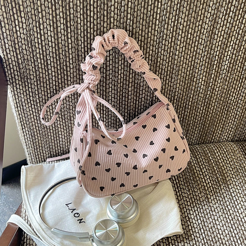 Charmante Herz-Muster Handtasche