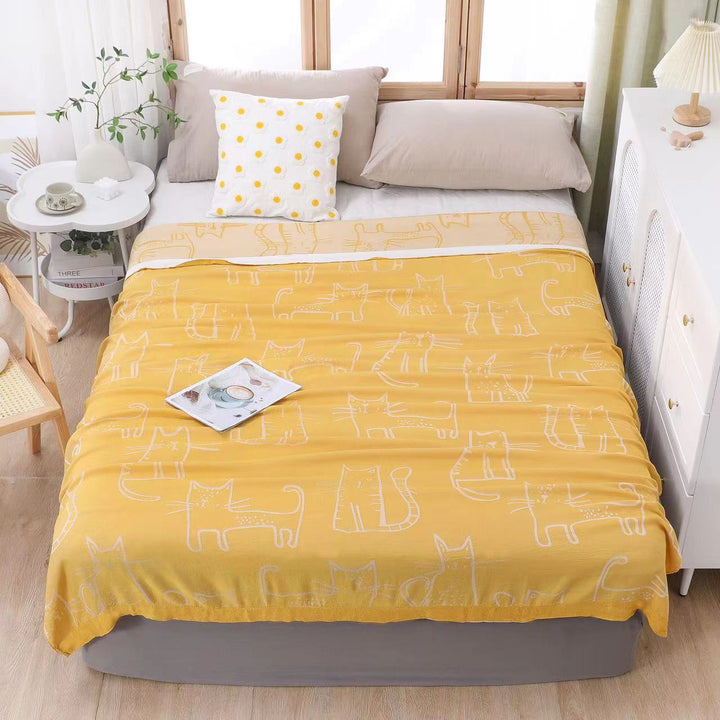 Damen Tagesdecke mit verspieltem Naturmotiv Karnz