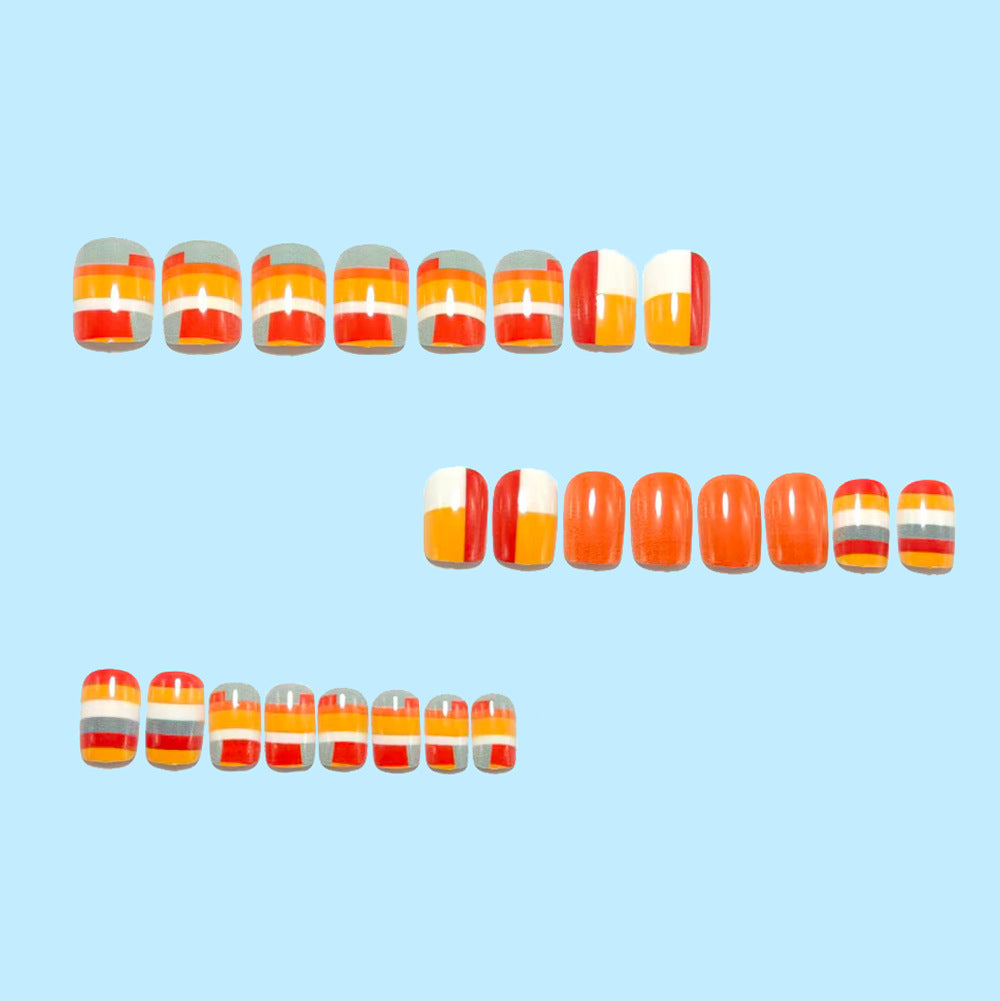 Kunstnägel Im Kreativen Blockdesign Karnz
