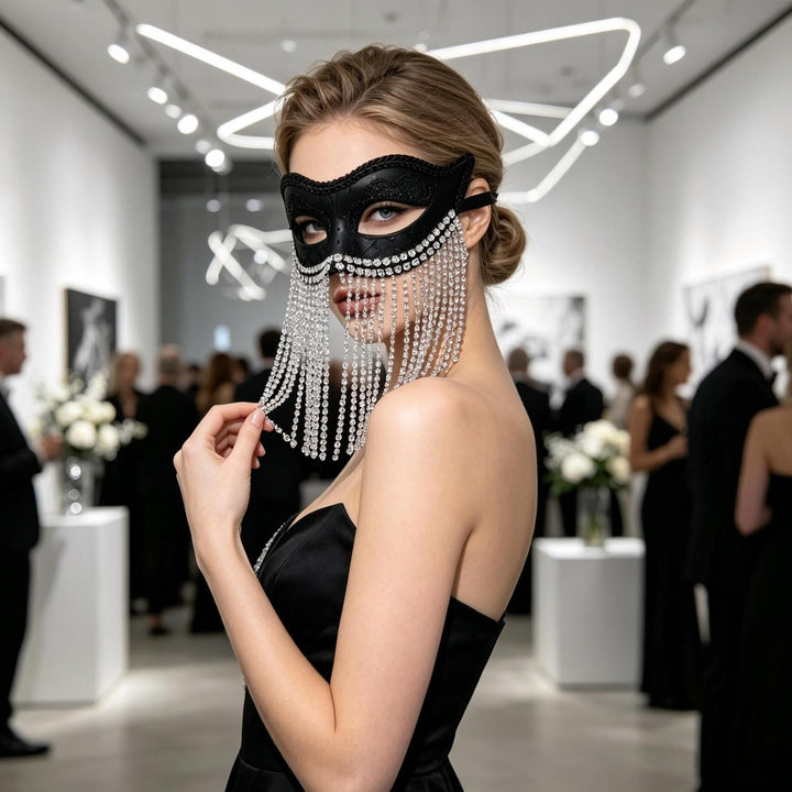 Pailletten Maske