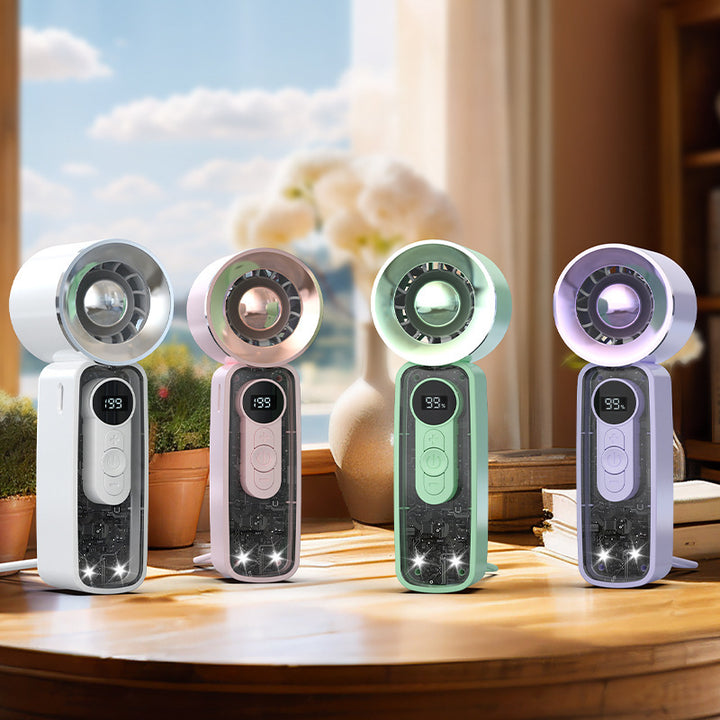 Damen tragbarer USB-Kühlventilator mit intelligenter Steuerung Karnz