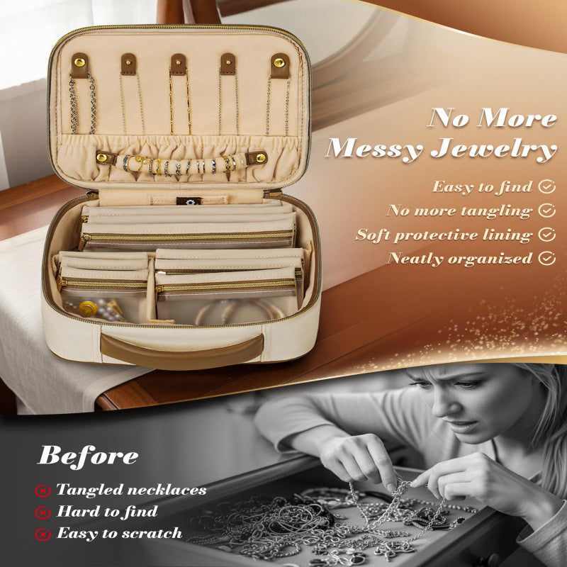Elegante Schmuck-Organizer Tasche Karnz