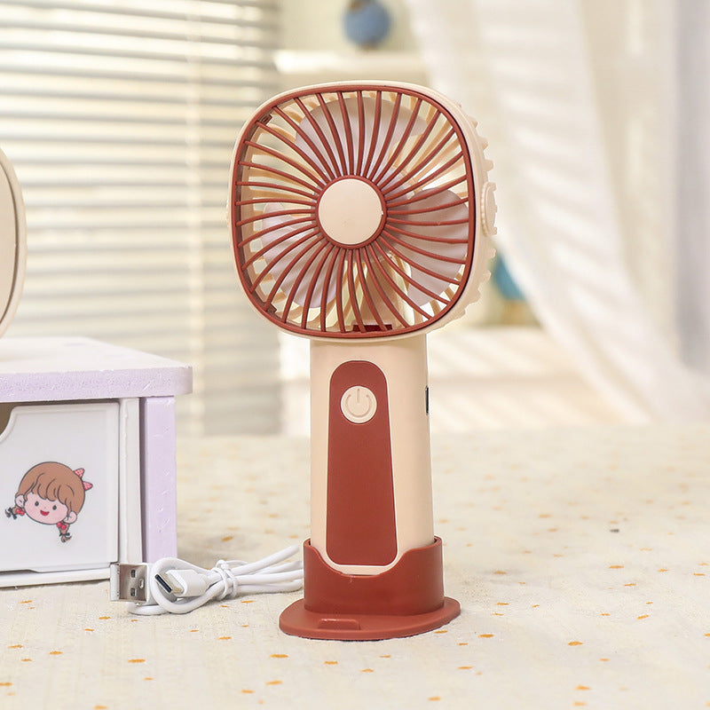 Damen Tragbarer USB-Handventilator mit flexiblem Neigungswinkel Karnz