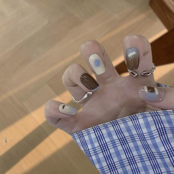 Künstlerische Mehrschichtige Acryl Nagelkunst Karnz