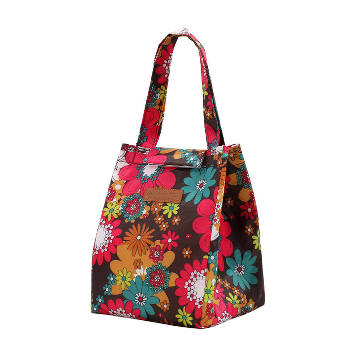 Blumenprint Isolierte Lunch-Tasche Karnz