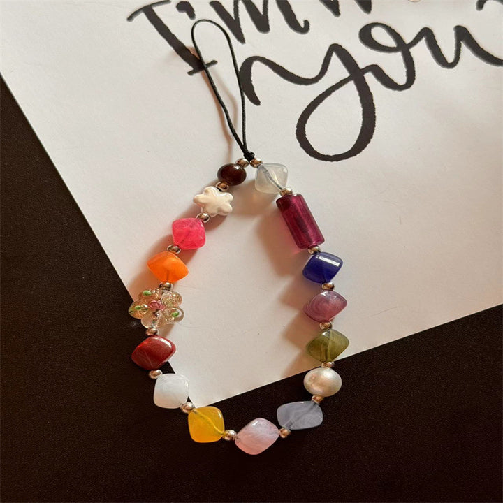 Handgefertigtes Perlen-Handyhalsband Karnz