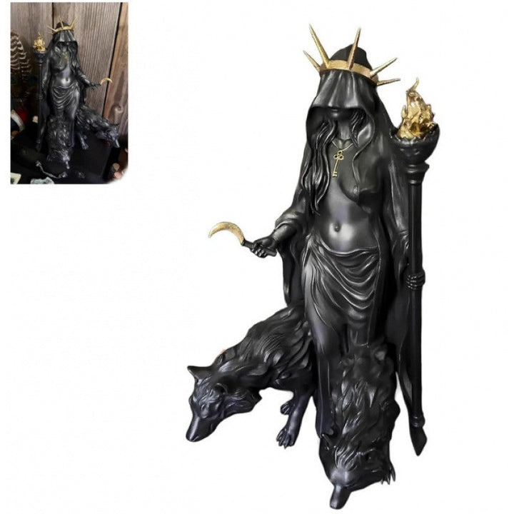 Dekorative Hexen-Themen Kessel Lampe Karnz