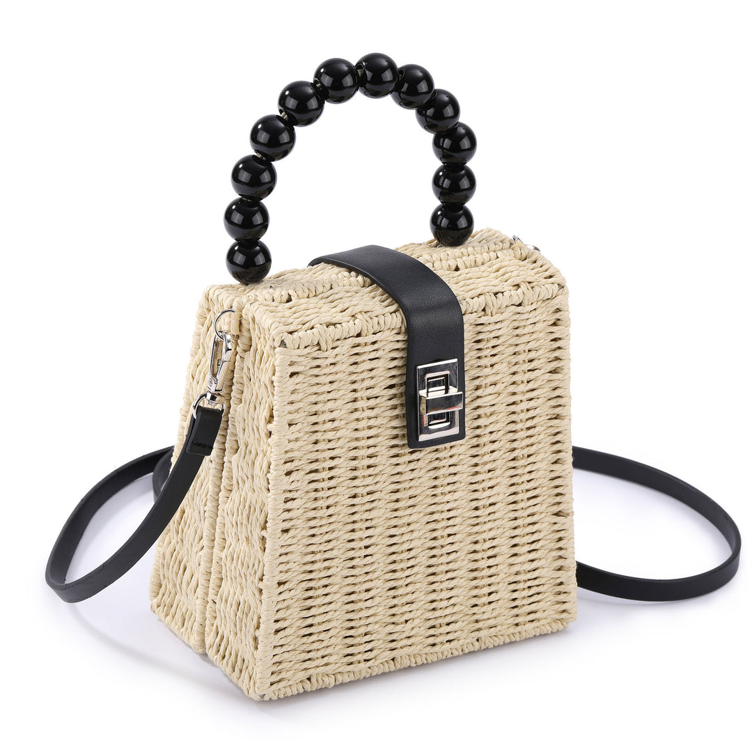 Damen Designer Korbtasche mit einzigartigem Griff Karnz