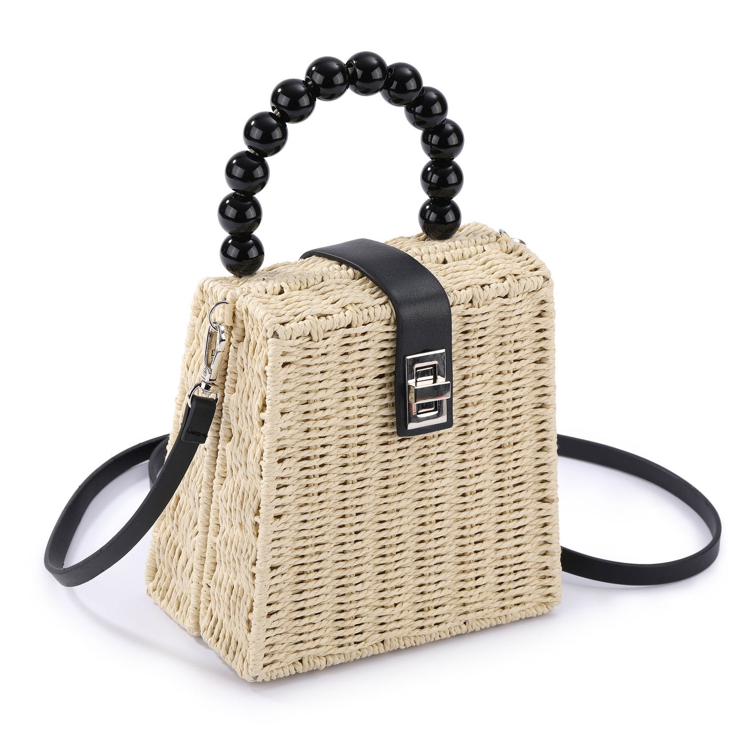 Damen Designer Korbtasche mit einzigartigem Griff Karnz