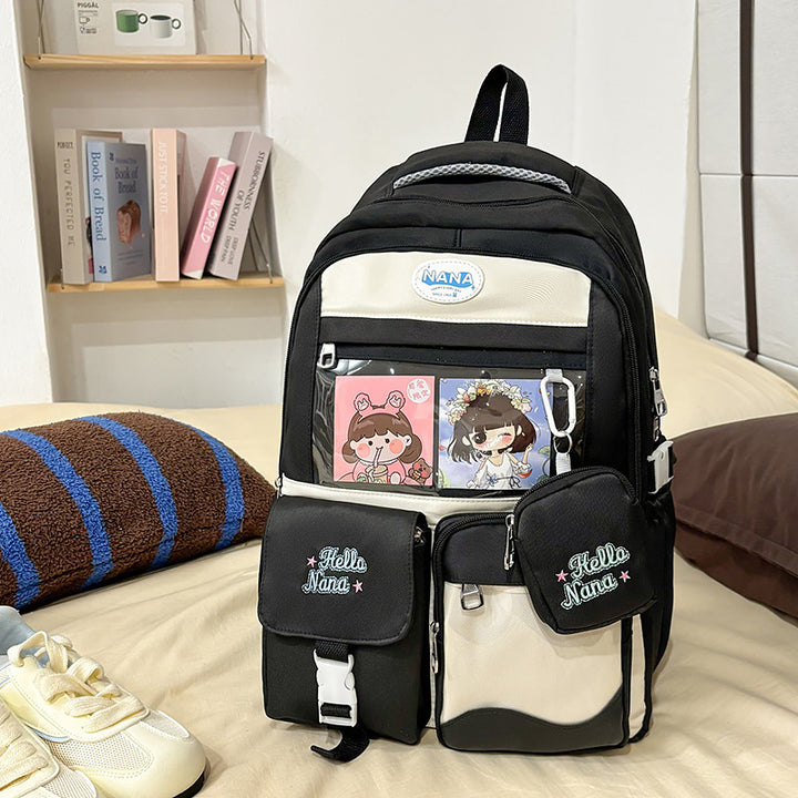 Cartoon-Charakter Druck Rucksack