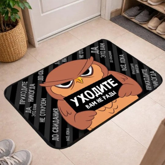 Cartoon Cat Thema Willkommenmatte