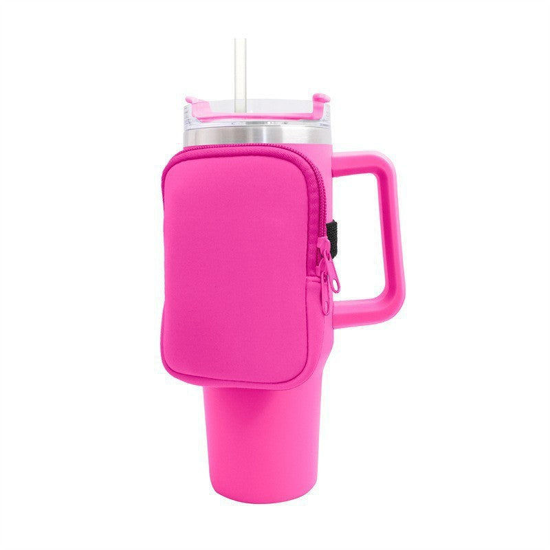 Unisex Getränkehalter mit praktischer Tasche Karnz