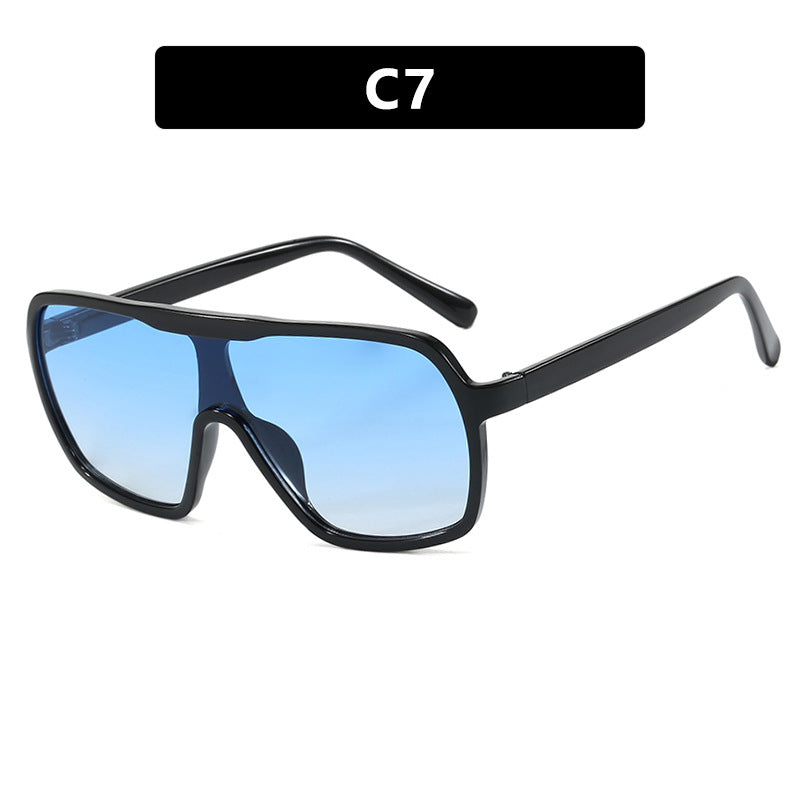 Damen oversized Sonnenbrille mit breitem Rahmen Karnz