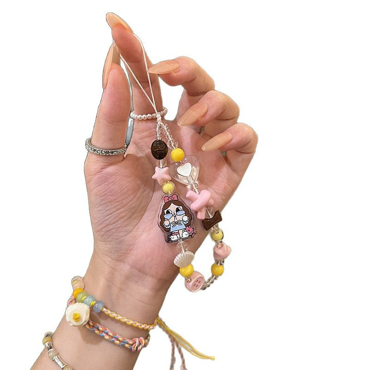 Kreative Themen Charm Perlen Handy Lanyard Karnz