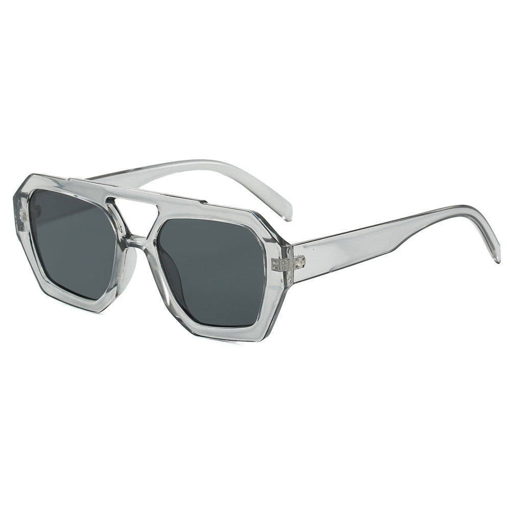Damen geometrische Sonnenbrille im extravaganten Design Karnz