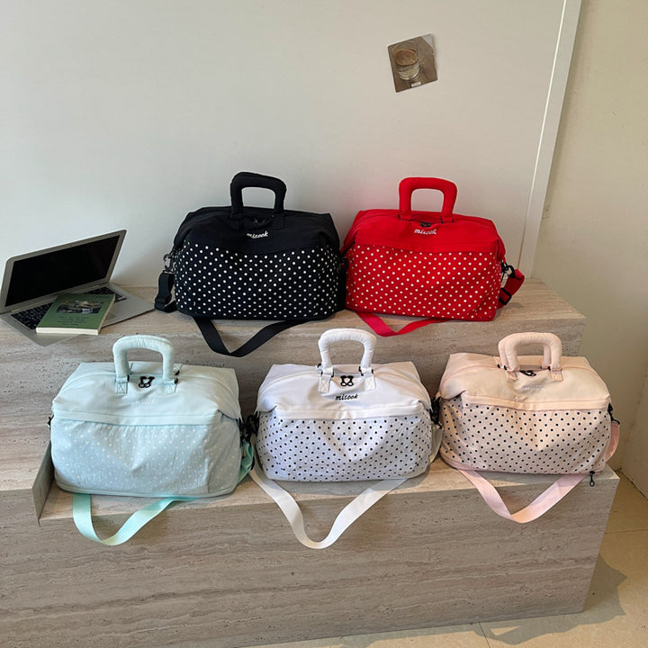 Stilvolle gepunktete Reis-Duffle-Tasche Karnz