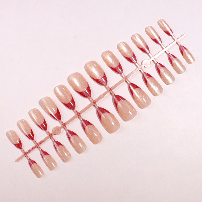 Elegante Stiletto-Style Press-On Nägel Karnz