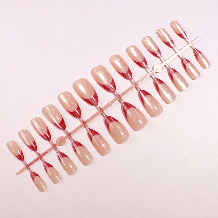 Elegante Stiletto-Style Press-On Nägel Karnz
