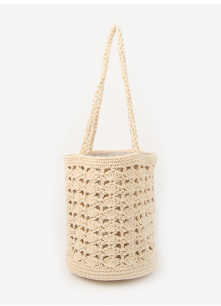 Damen Handgearbeitete Makramee Tasche mit doppeltem Innenfutter Karnz