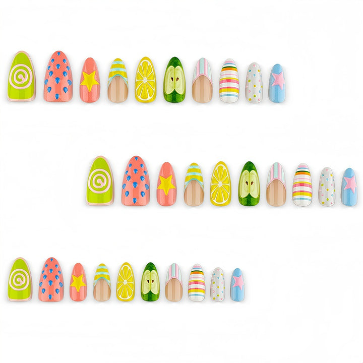 Farbefrohe Nail Art Karnz