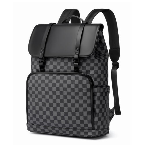 Moderner kariert Rucksack Karnz