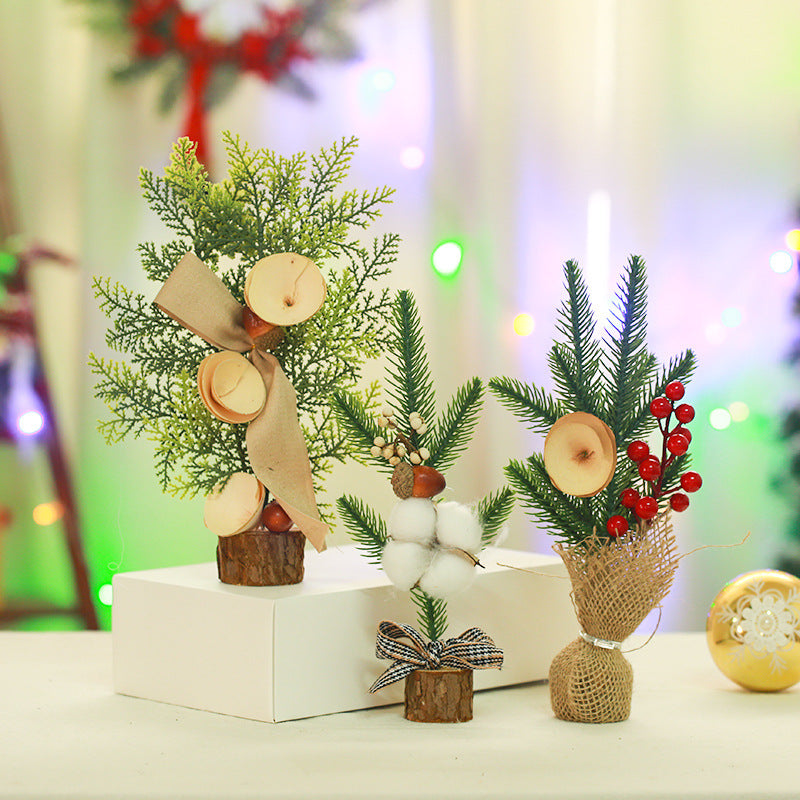 Dekorative Mini Weihnachten Tannenbaum Karnz