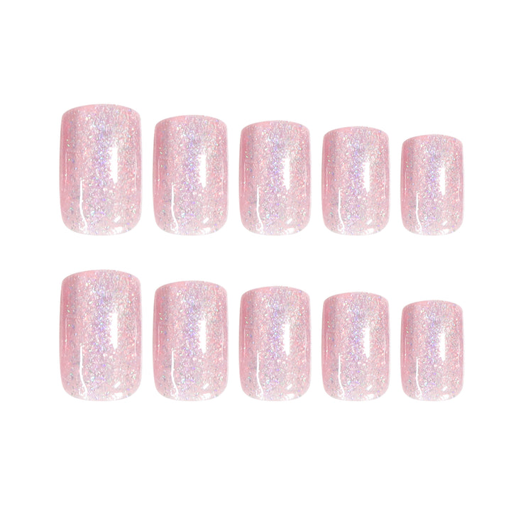 Elegante Nagelkunst mit Glitzer und Ombre-Effekt Karnz