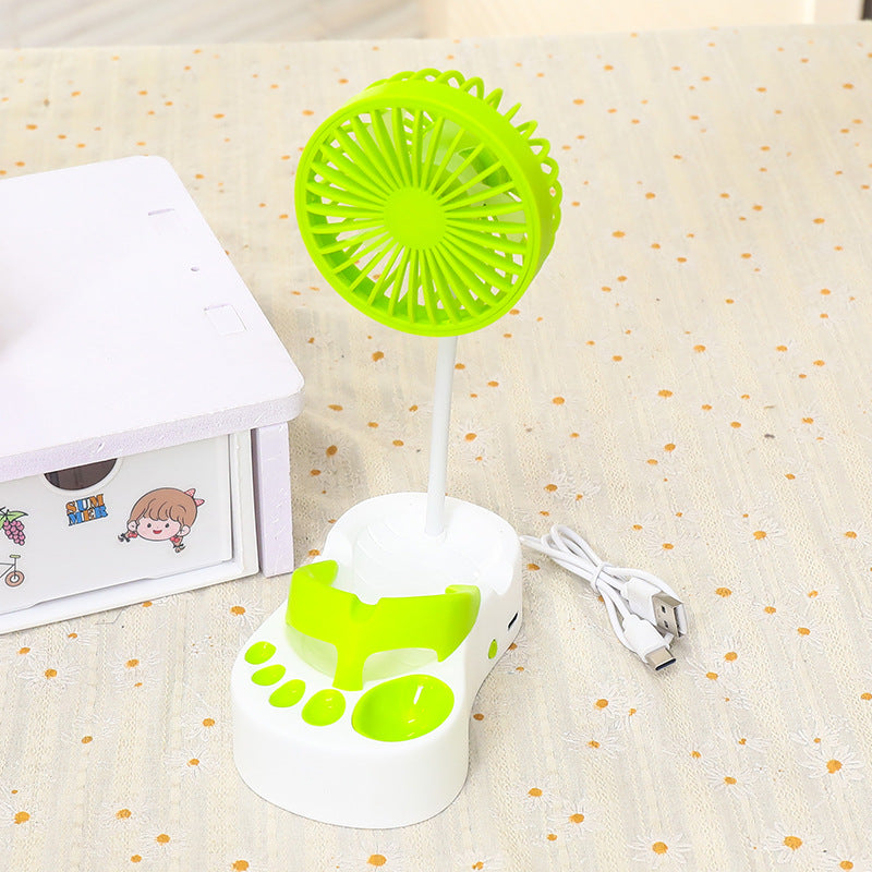Unisex Tragbarer USB Tischventilator mit flexiblem Arm und mehreren Geschwindigkeitsstufen Karnz