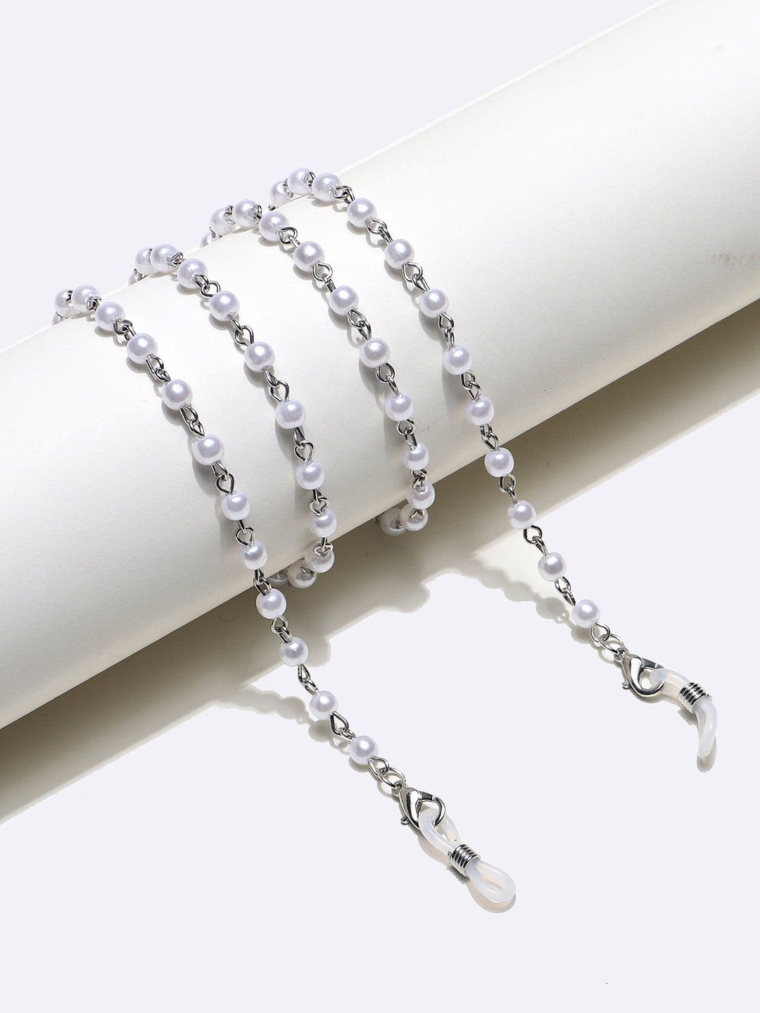 Elegante Perlen Brillen Kette Karnz
