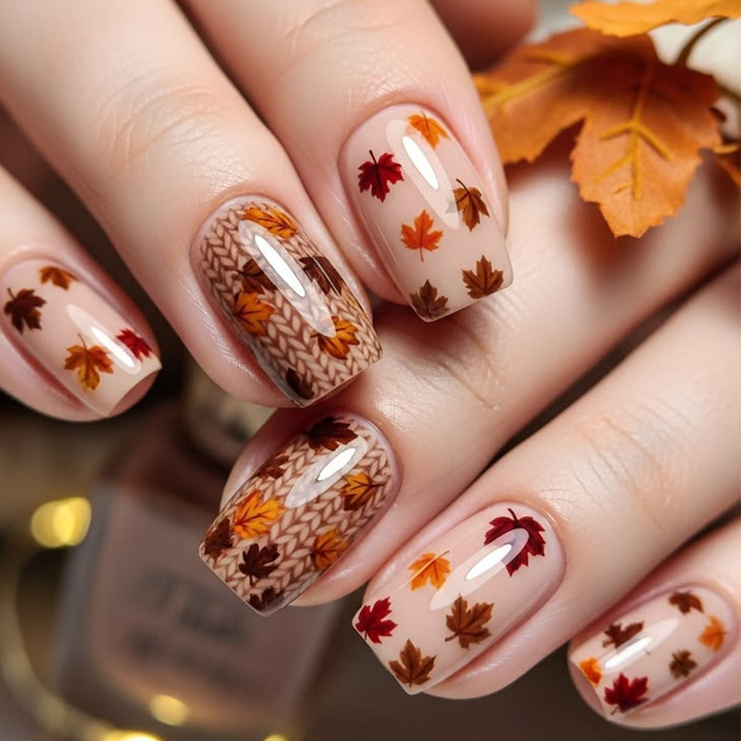 Herbstthemen Künstlerische Nagelverlängerungen Karnz