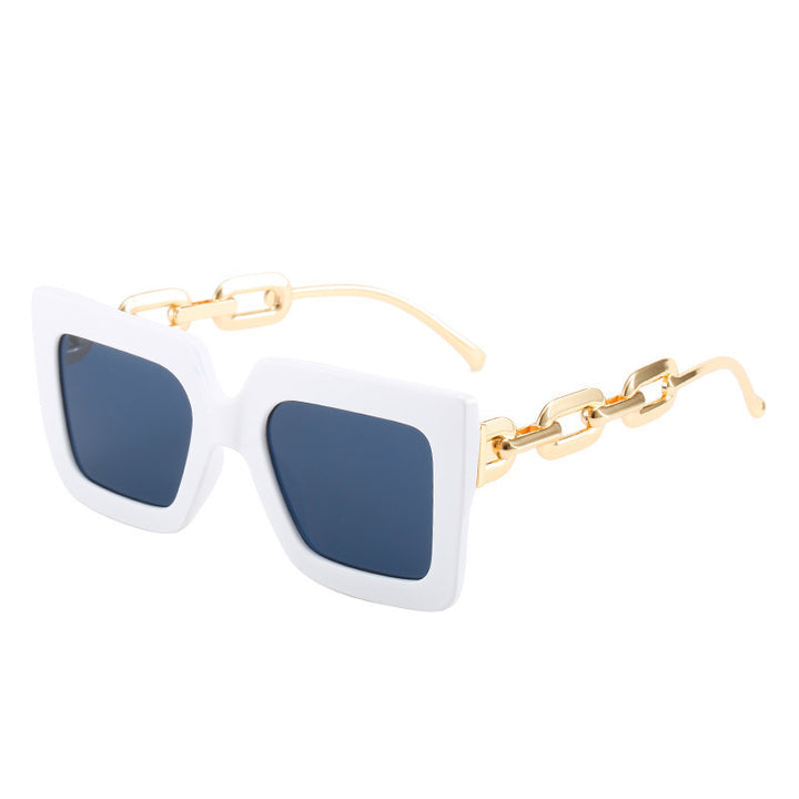 Retro Quadrat Rahmen Sonnenbrille Karnz