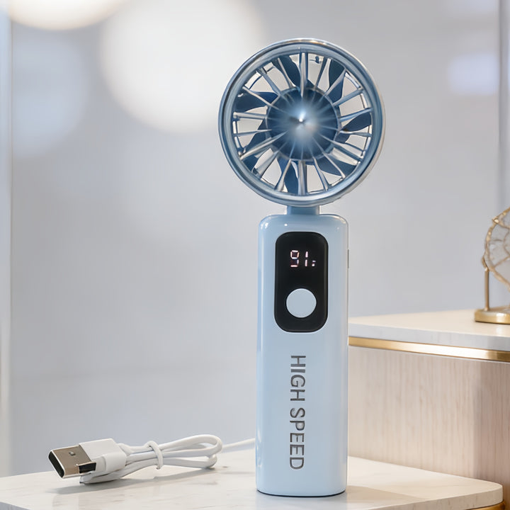 Damen Tragbarer Hochgeschwindigkeits-Handventilator Karnz
