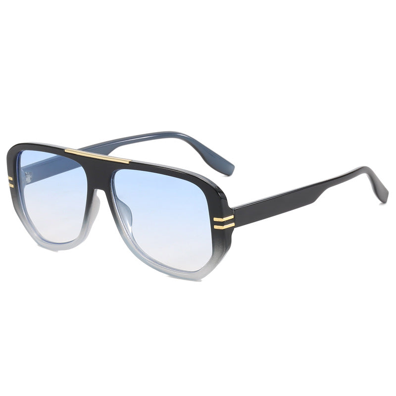 Damen Oversize-Sonnenbrille mit Designer-Rahmen Karnz