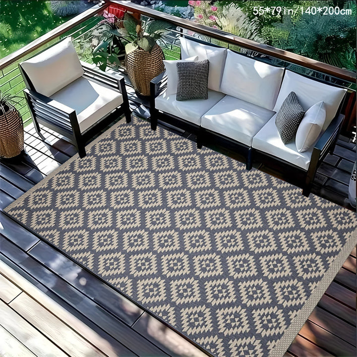 Outdoor Schachbrett-Teppich