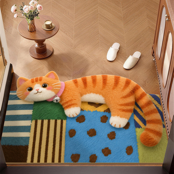 Plüsch-Katzen-Themenmatte