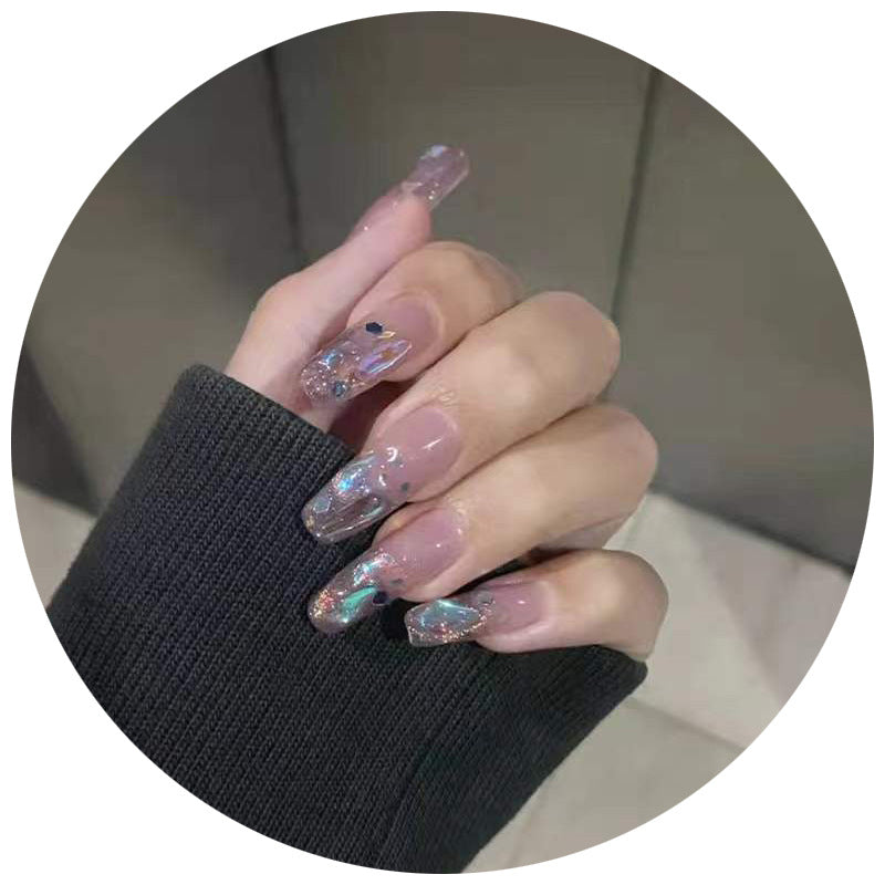 Premium Glitter Gel Press-On Nägel Karnz