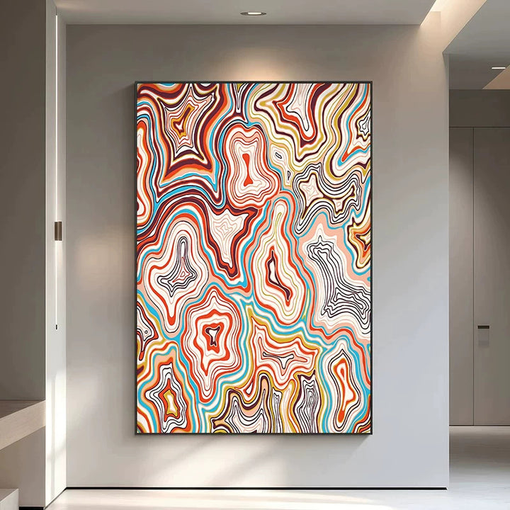 Moderne abstrakte Wandkunst