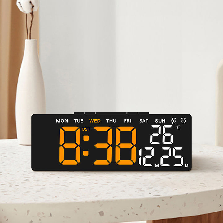 Digitaler Wetterwecker mit Großem Led-Display und Temperaturanzeige Karnz