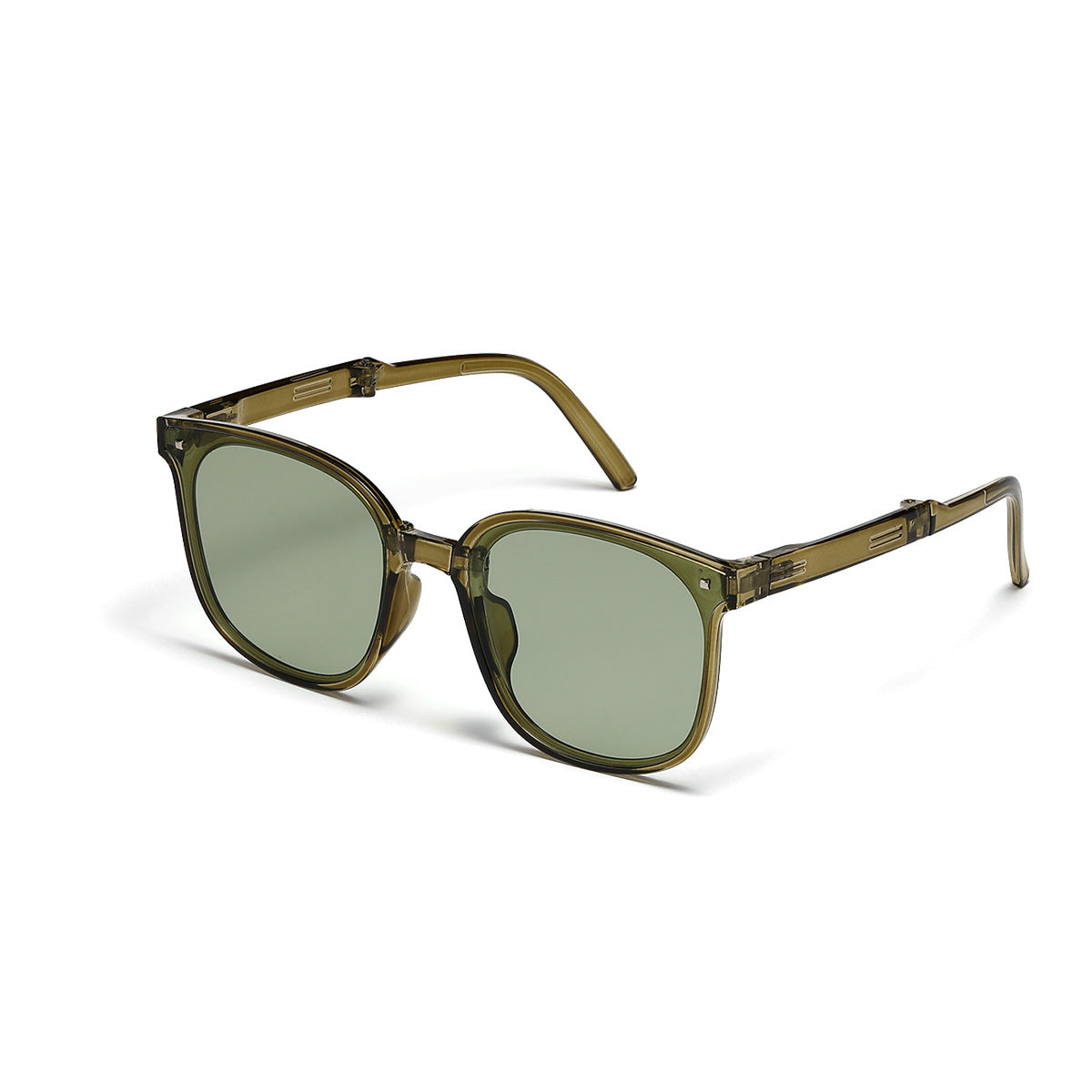 Damen quadratische Sonnenbrille mit innovativem Kunststoffrahmen und polarisierten Gläsern Karnz