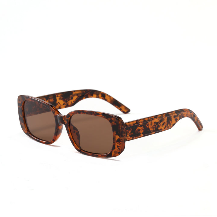 Damen rechteckige Sonnenbrille mit stilvollem Rahmen Karnz