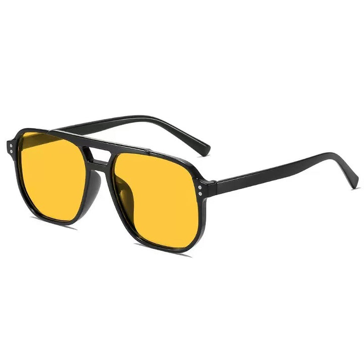 Stylische Quadratische Rahmen Sonnenbrille Karnz