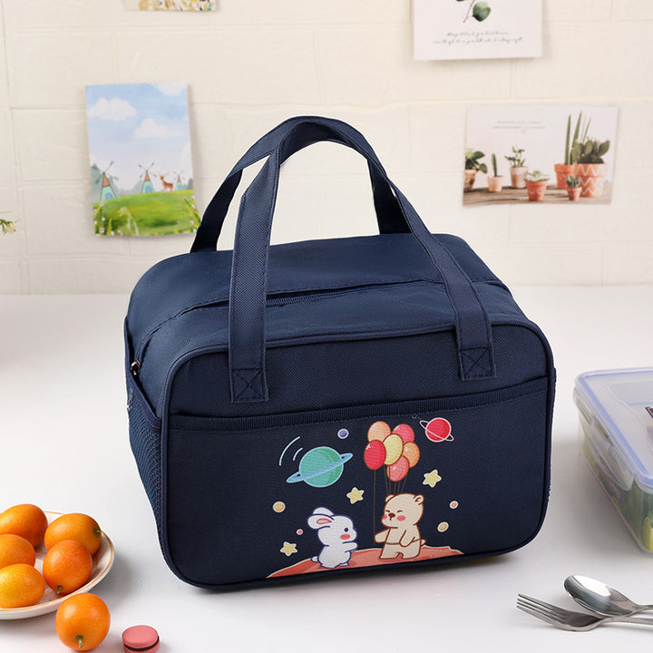 Süße Bären-Motiv isolierte Lunch Tasche Karnz